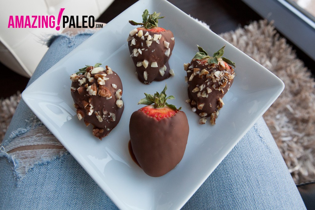 Paleo Chocolate Covered Strawberries recipe!