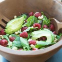 Mixed Greens with Raspberries and Cashews
